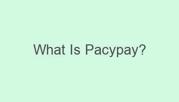 what is pacypay 110489