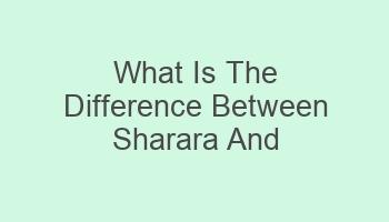 what is the difference between sharara and gharara 110635