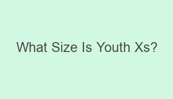 what size is youth