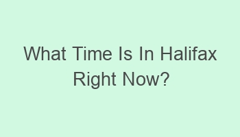 what time is in halifax right now 109241