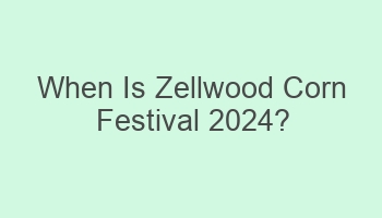 when is zellwood corn festival 2024 108879