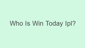 who is win today ipl 110851